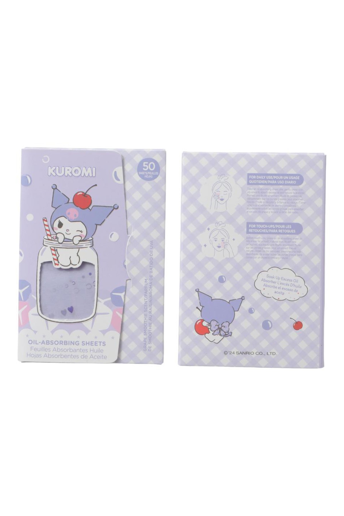 Sanrio Lisanslı Yağ Emici Cilt Mendili (50 Adet*2 paket)