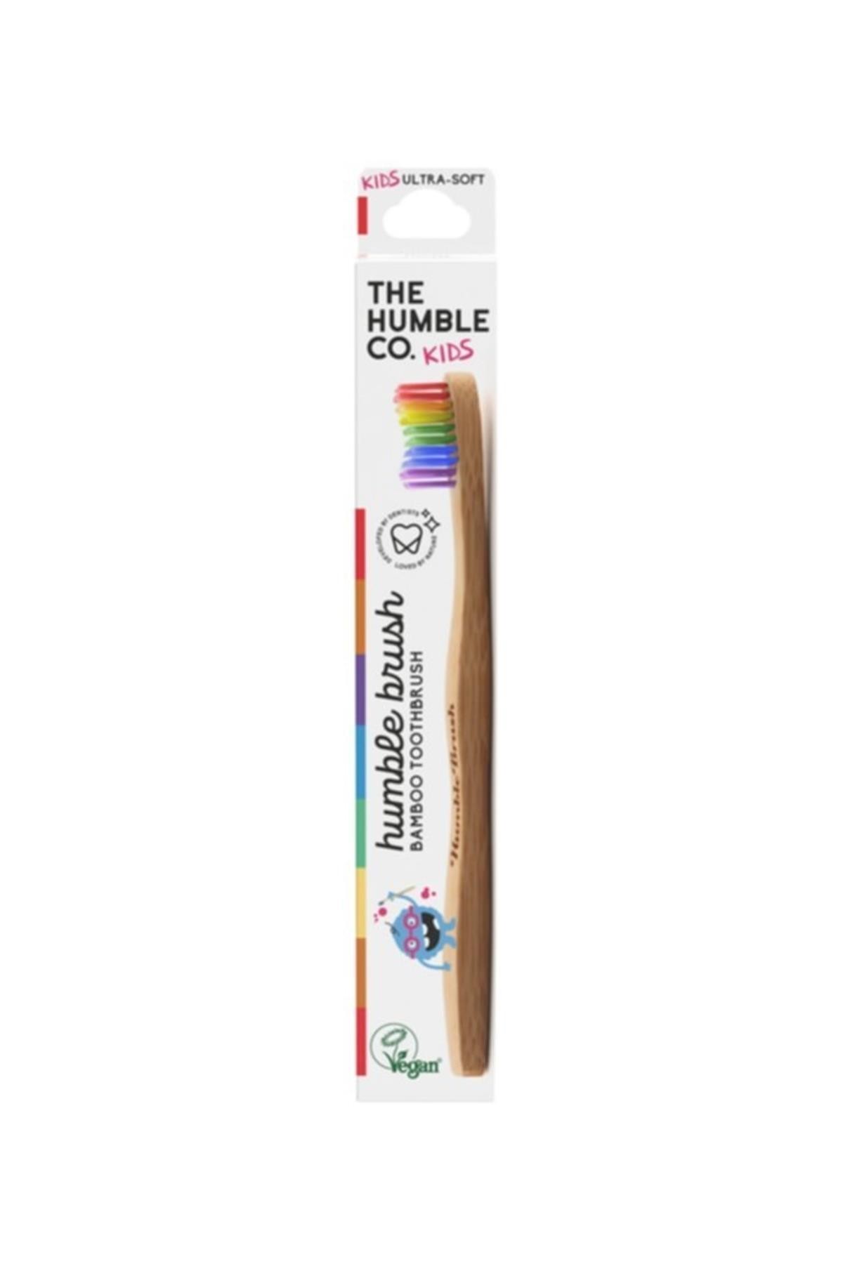 Humble Brush Çocuk Ultra Yumuşak Bambu Diş Fırçası Gökkuşağı