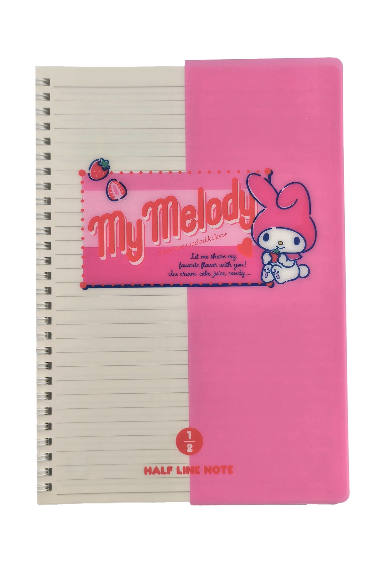 Sanrio Lisanslı My Melody Retro Koleksiyonu B5 PP Tel Ciltli Kitap (80 Sayfa)