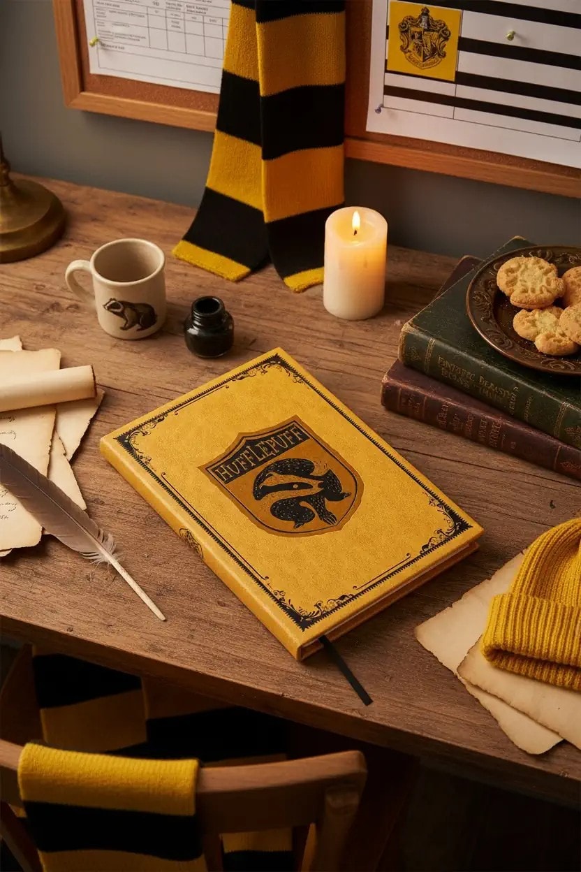 Harry Potter Lisanslı Ciltli Defter 208Yp. Çizgili - Hufflepuff