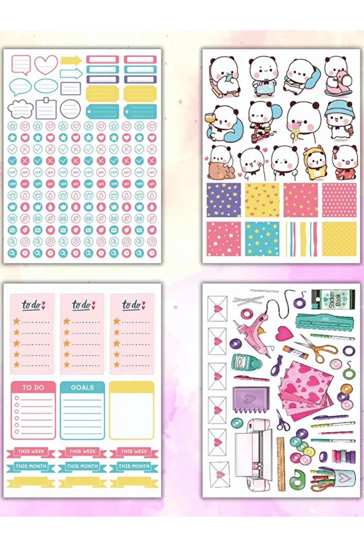 My DIY Sticker Defteri 16Yp.