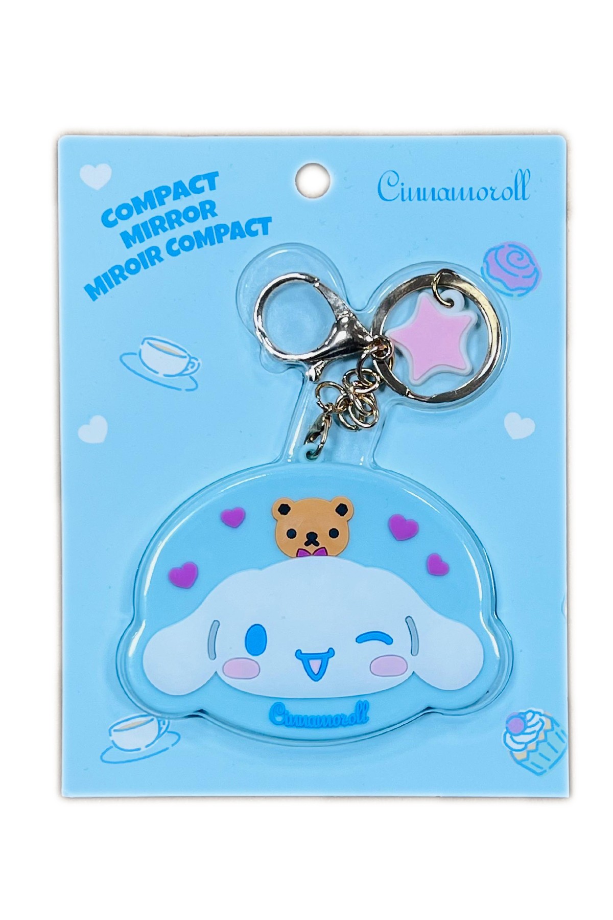 Sanrio Lisanslı Anahtarlıklı Cep Aynası