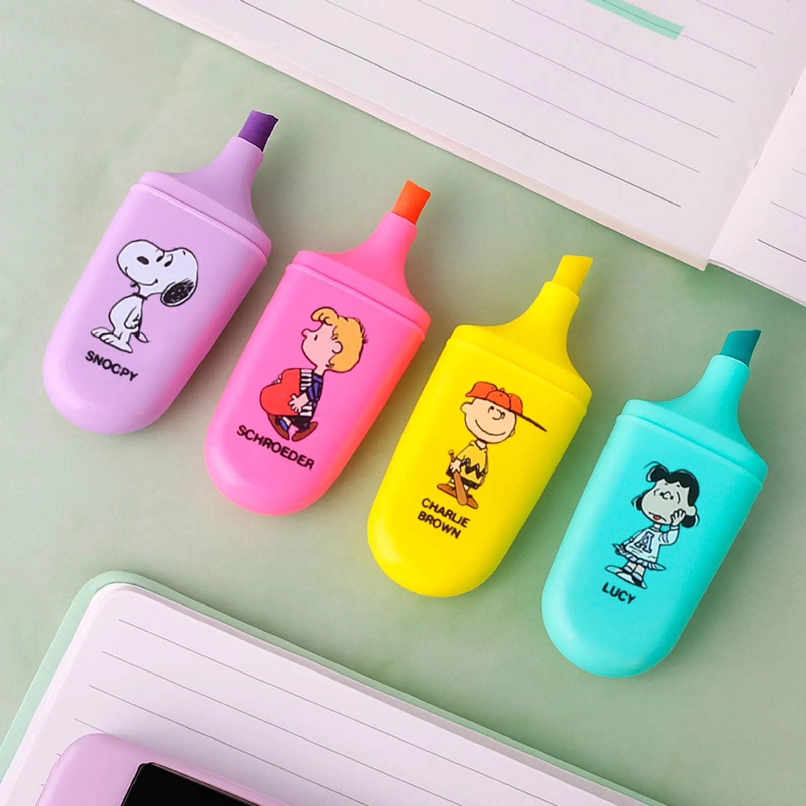 Snoopy Lisanslı Vintage Serisi Marker Seti (4 adet)