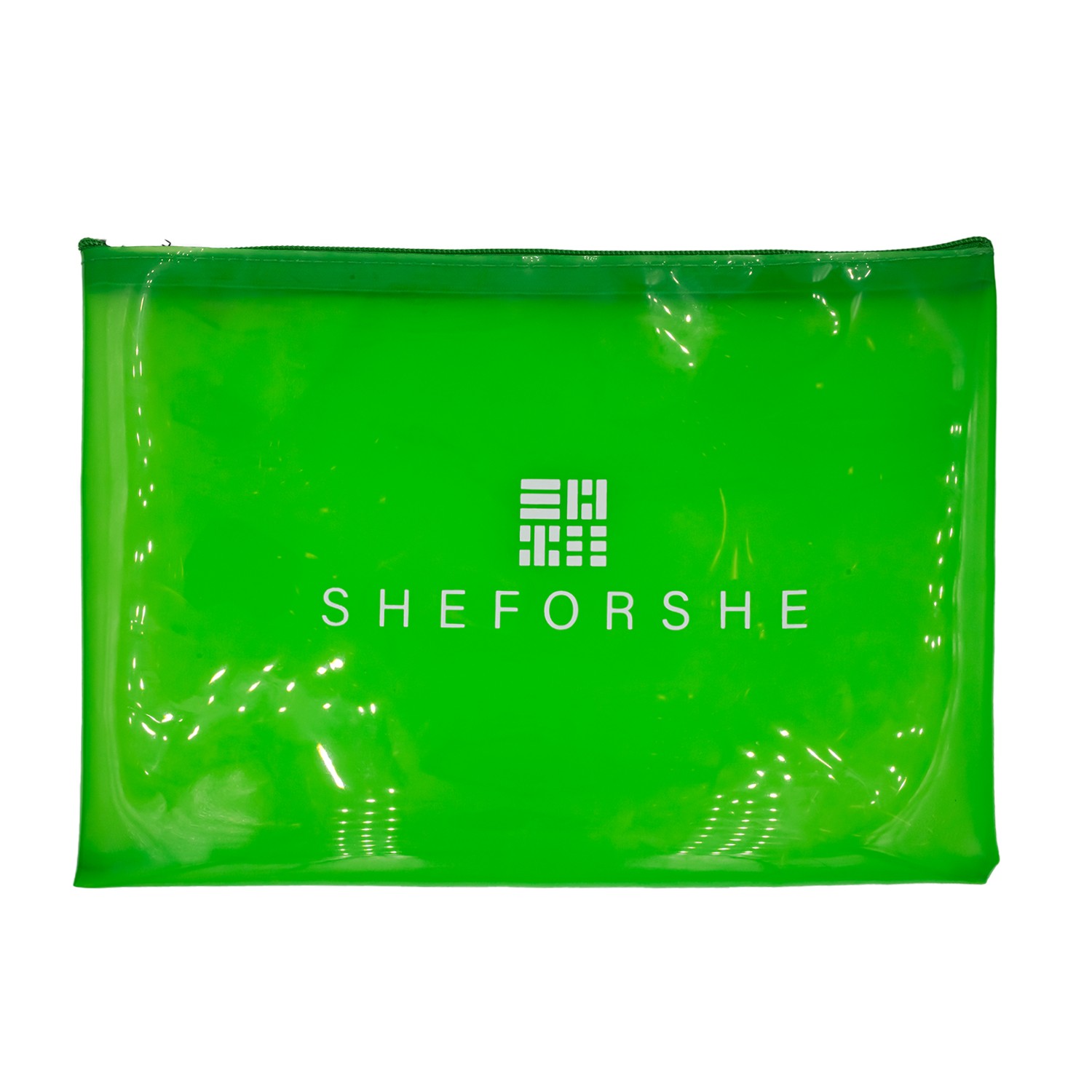 Sheforshe Poliüratan Suya Dayanıklı Şeffaf Çanta - Yeşil
