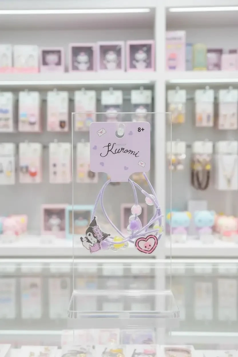 Sanrio Kuromi Lisanslı Saç Lastiği (2 adet)