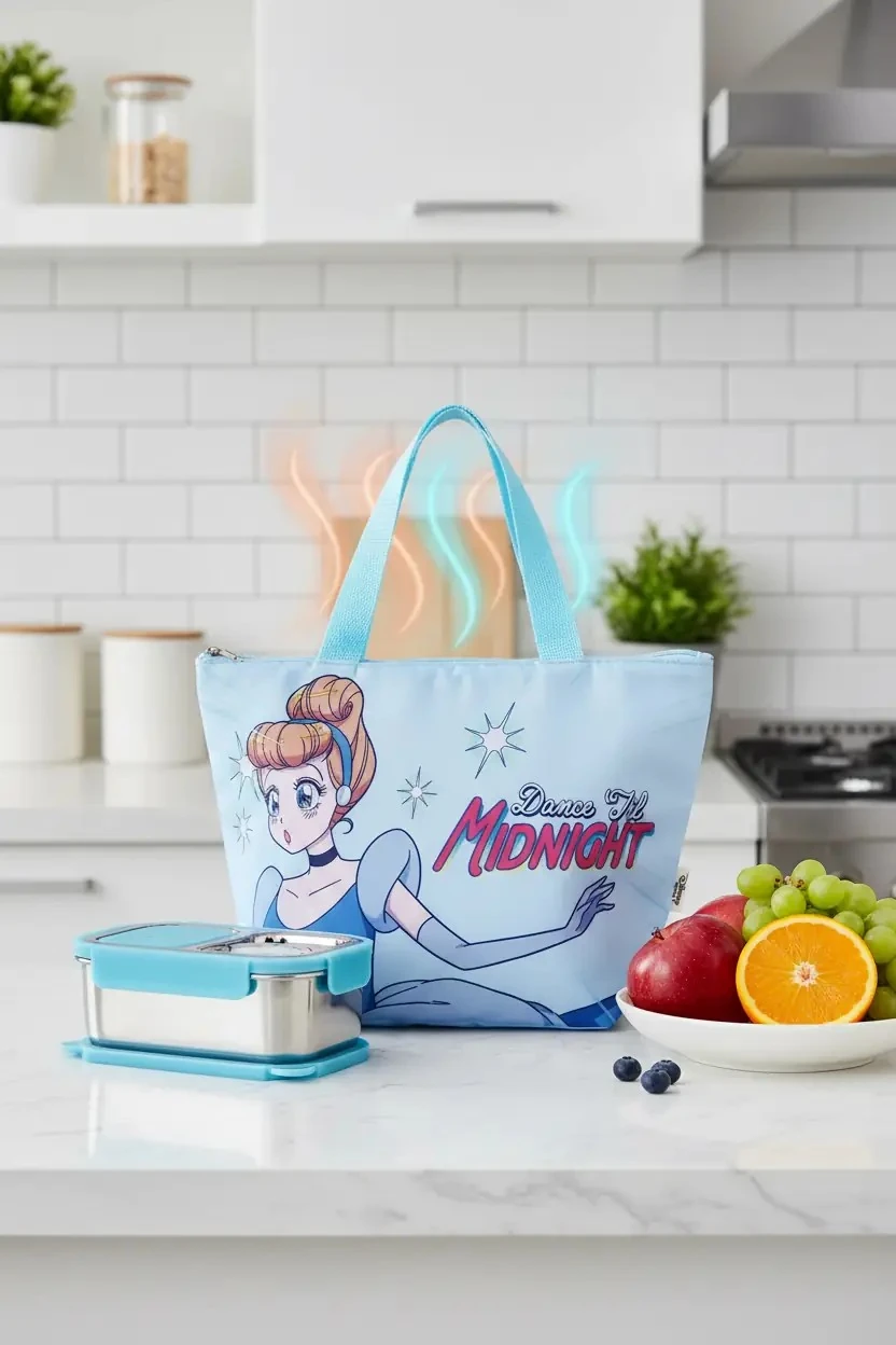 Disney Manga Prenses Lisanslı Külkedisi Yiyecek Çantası - Gecenin Büyüsü