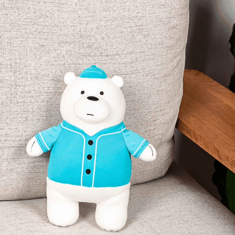 We Bare Bears Kıyafetli Peluş Oyuncak Buz Ayı