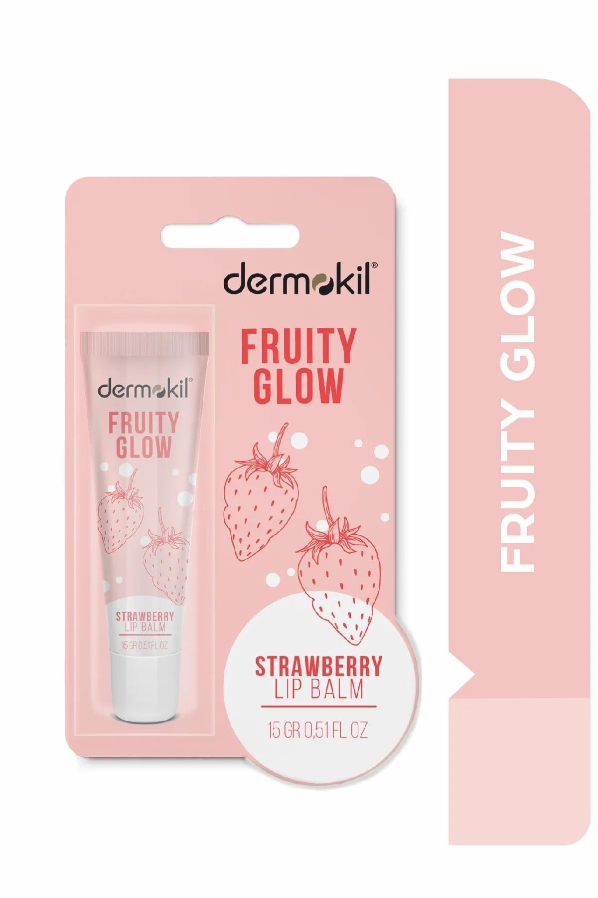 Dermokil Fruity Glow Çilek Lip Balm 15 Ml