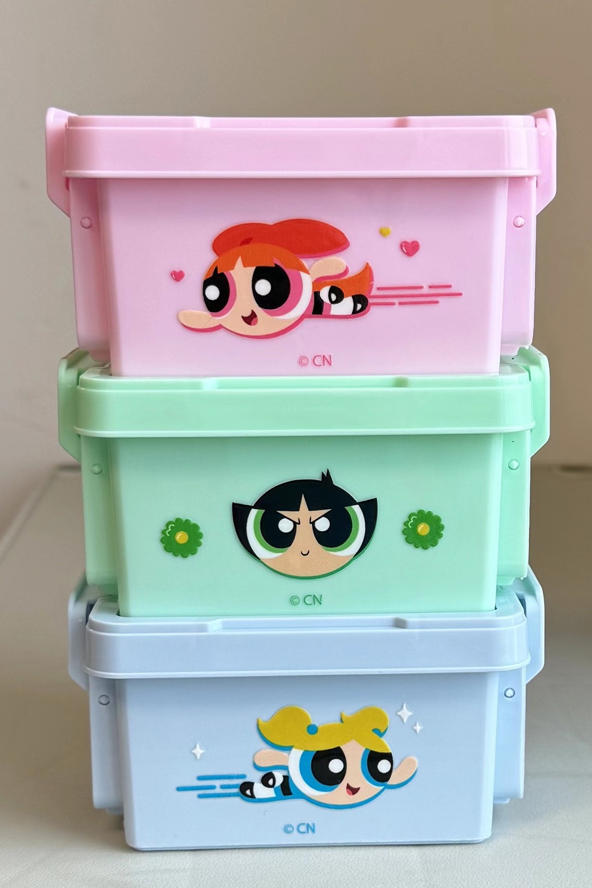 Powerpuff Girls Lisanslı 3 Katlı Saklama Kutusu