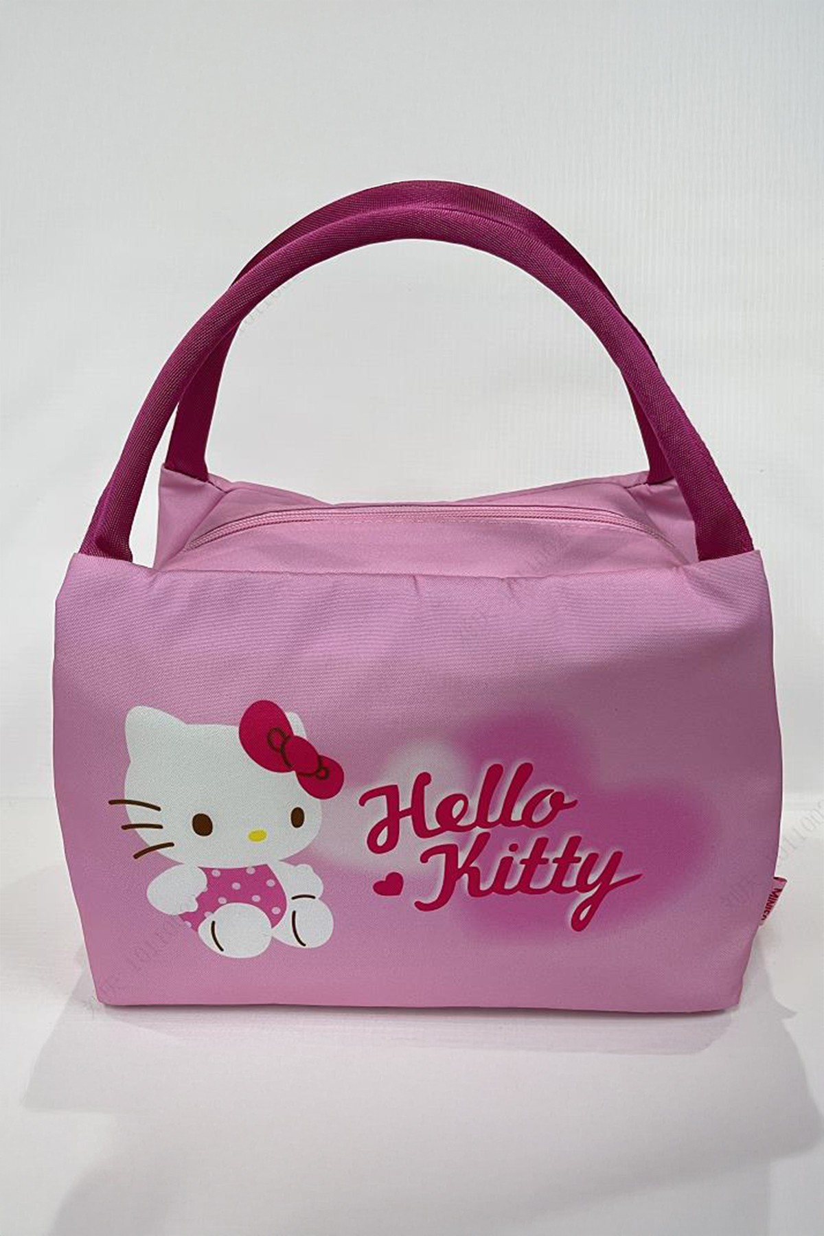 Sanrio Lisanslı Pembe Serisi Yiyecek Çantası - Hello Kitty