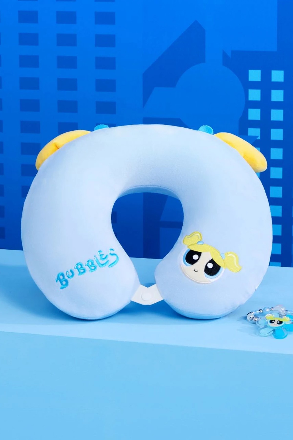 Powerpuff Girls Lisanslı Hafızalı Boyun Yastığı (Bubbles)