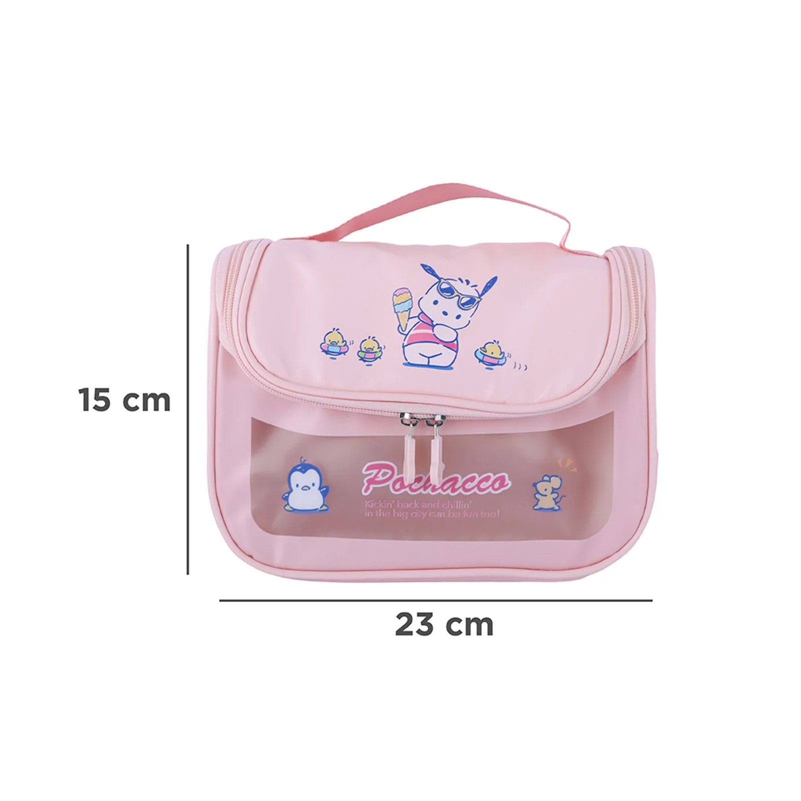 Sanrio Lisanslı Makyaj Seyahat Çantası - Pochacco