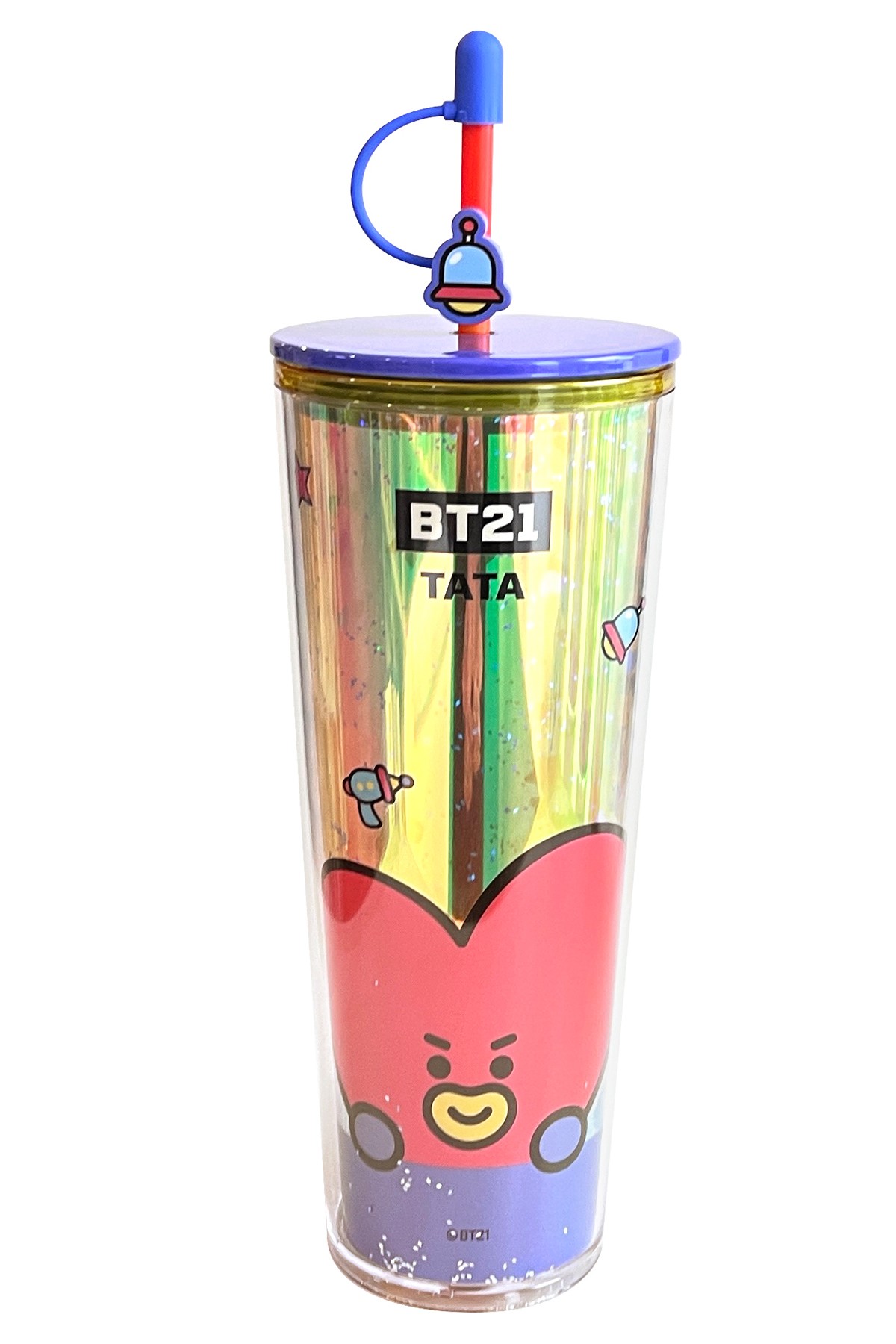 BT21 Lisanslı Çift Cidarlı Pipetli Şişe (800ml) - Tata