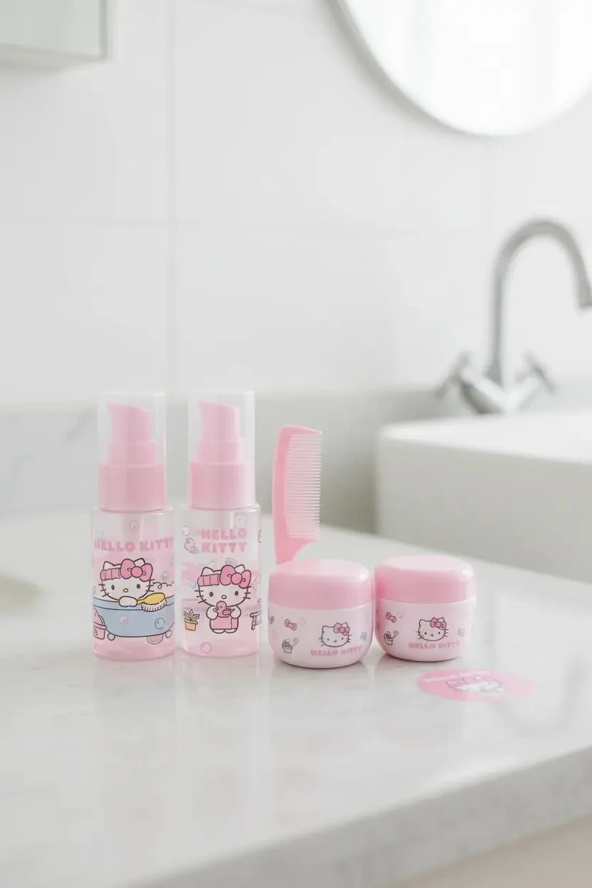 Sanrio Lisanslı Hello Kitty Seyahat Seti