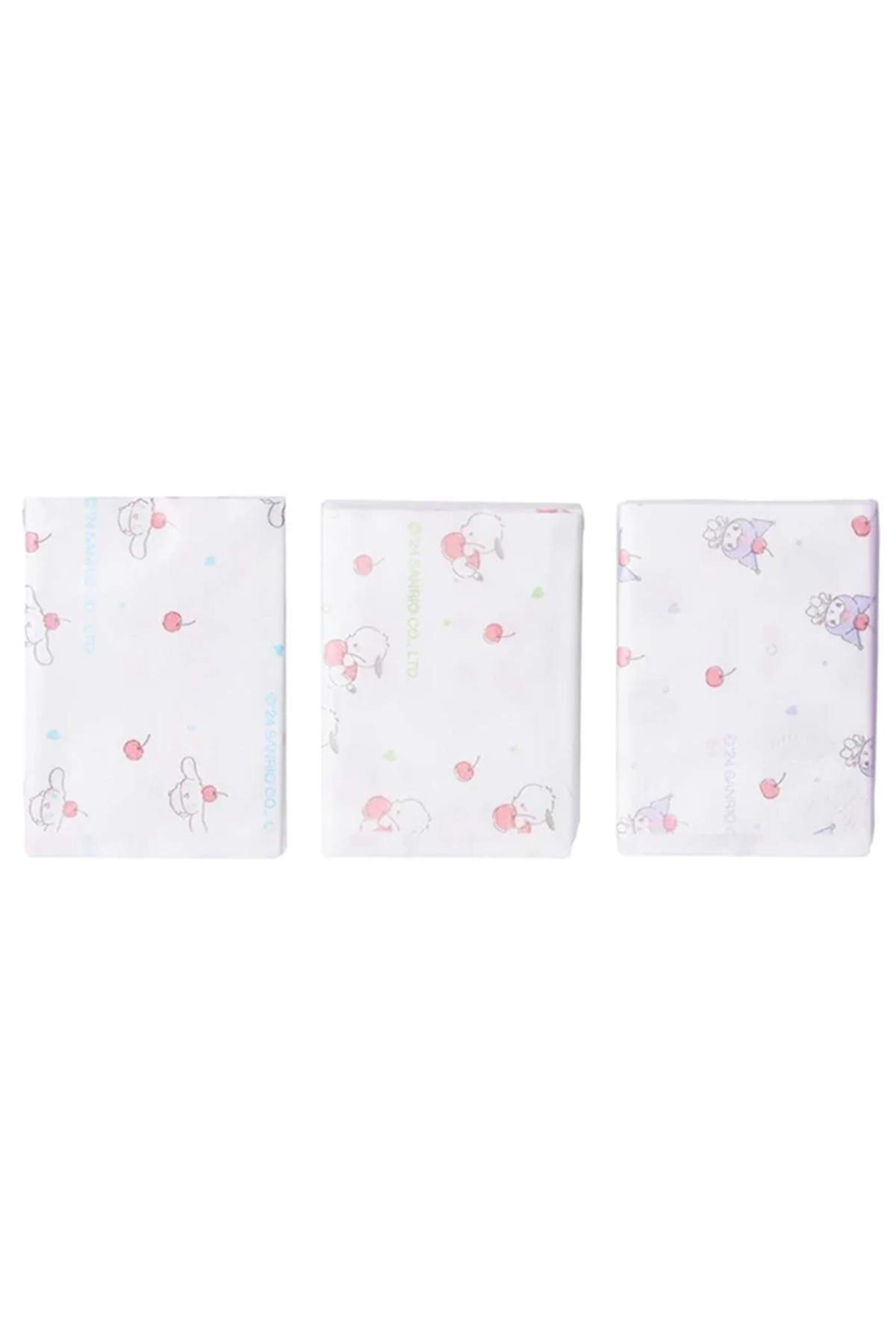 Sanrio Lisanslı Renkli Yaz Serisi Baskılı Kağıt Mendil (9'lu Paket)