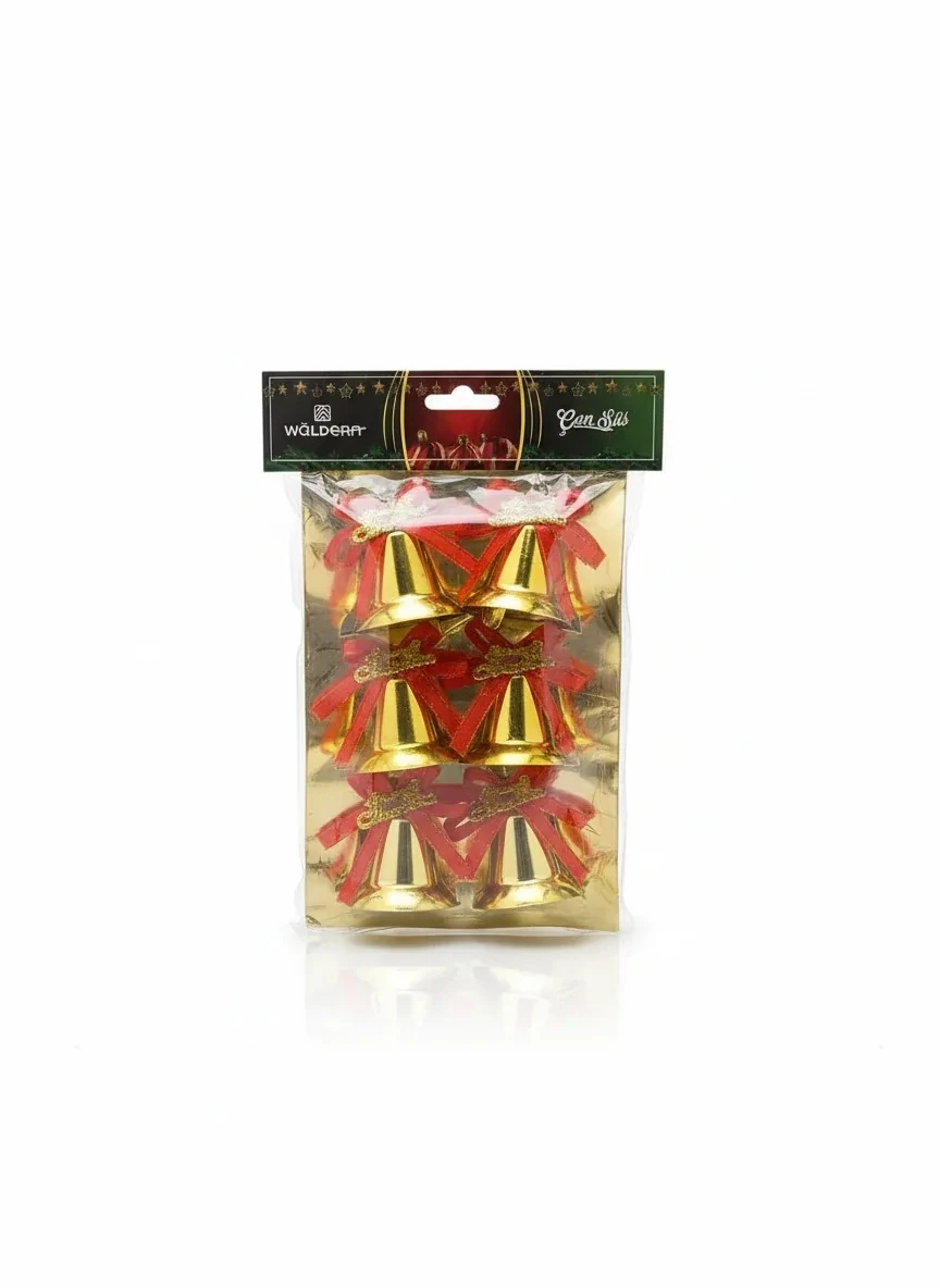 6'lı 5 cm Çan Süs İthal