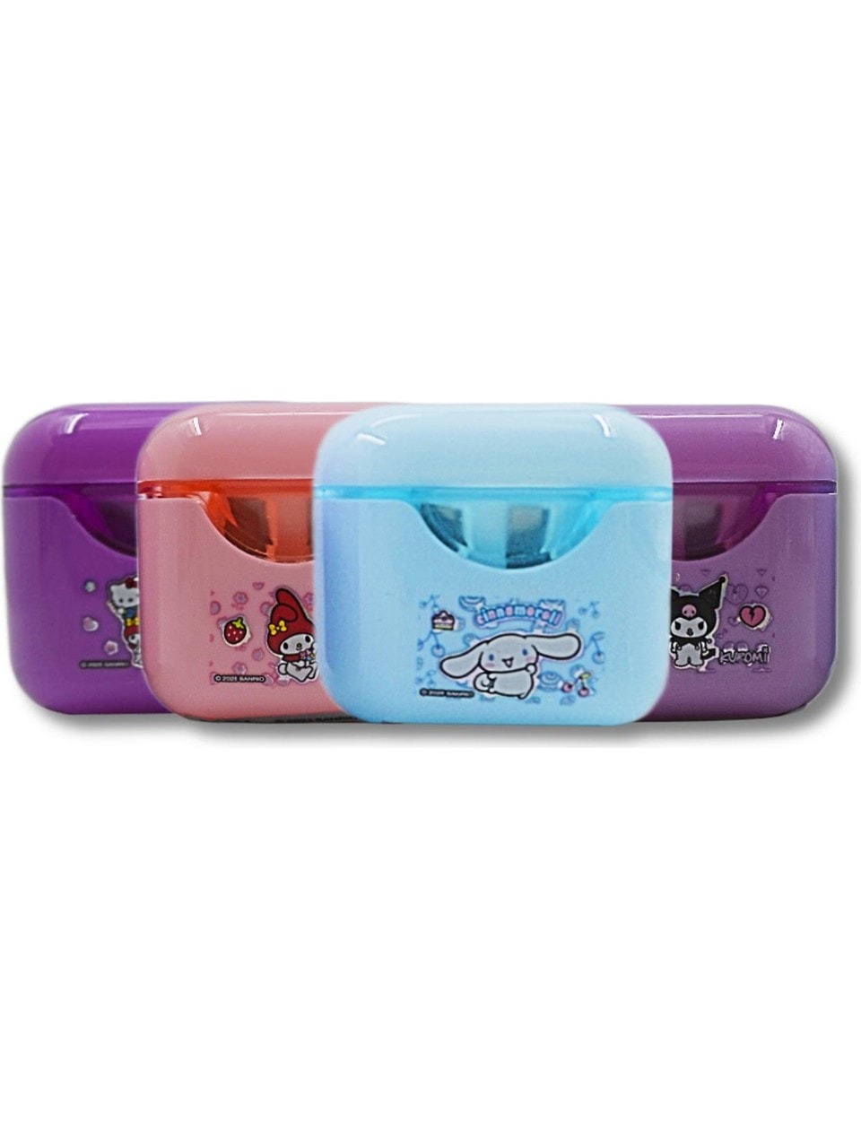 Timon Kuromi  - My Melody -  Cinnamoroll Çift Bıçaklı Kalemtıraş