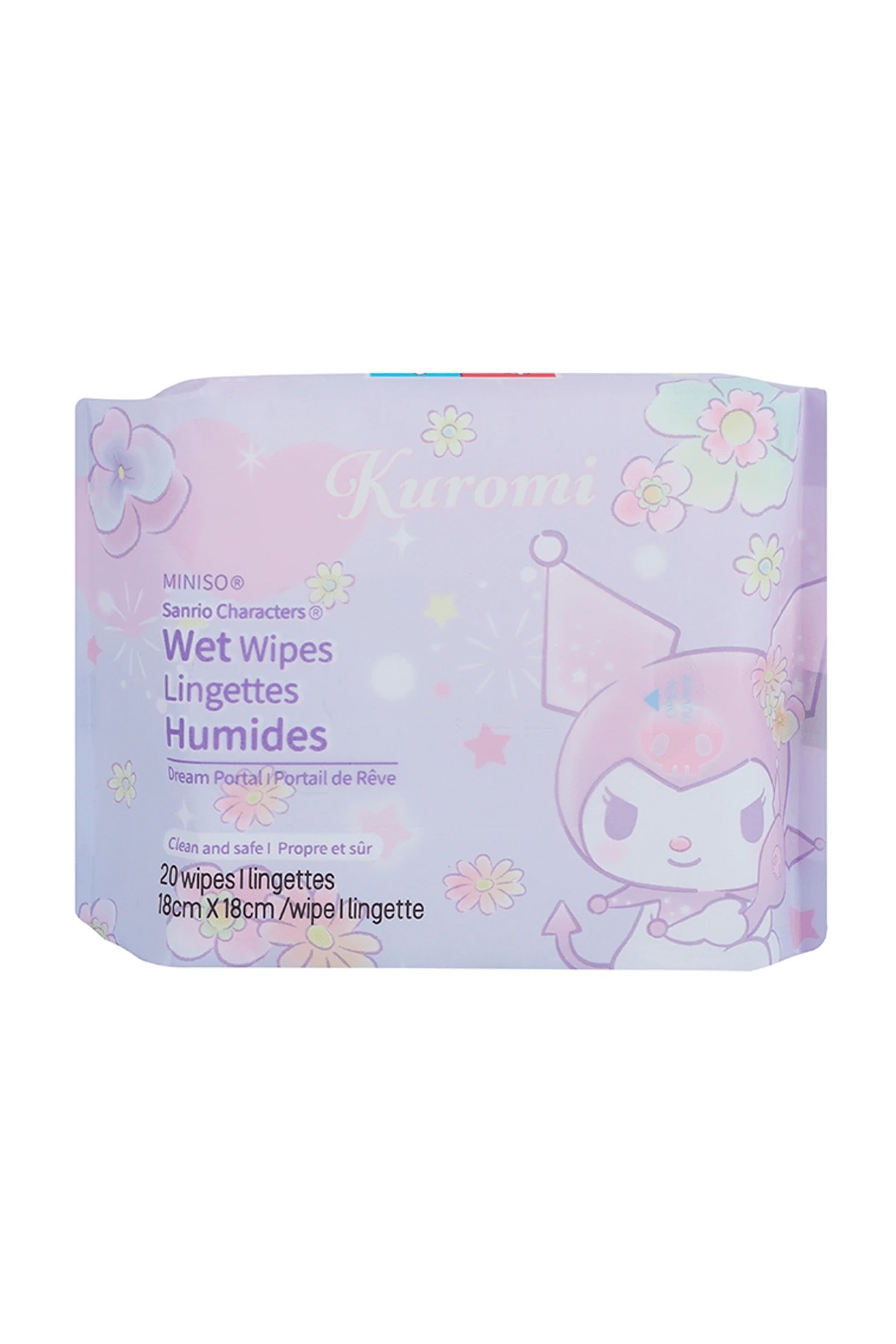 Sanrio Lisanslı Islak Mendil - Kuromi - Pompompurin