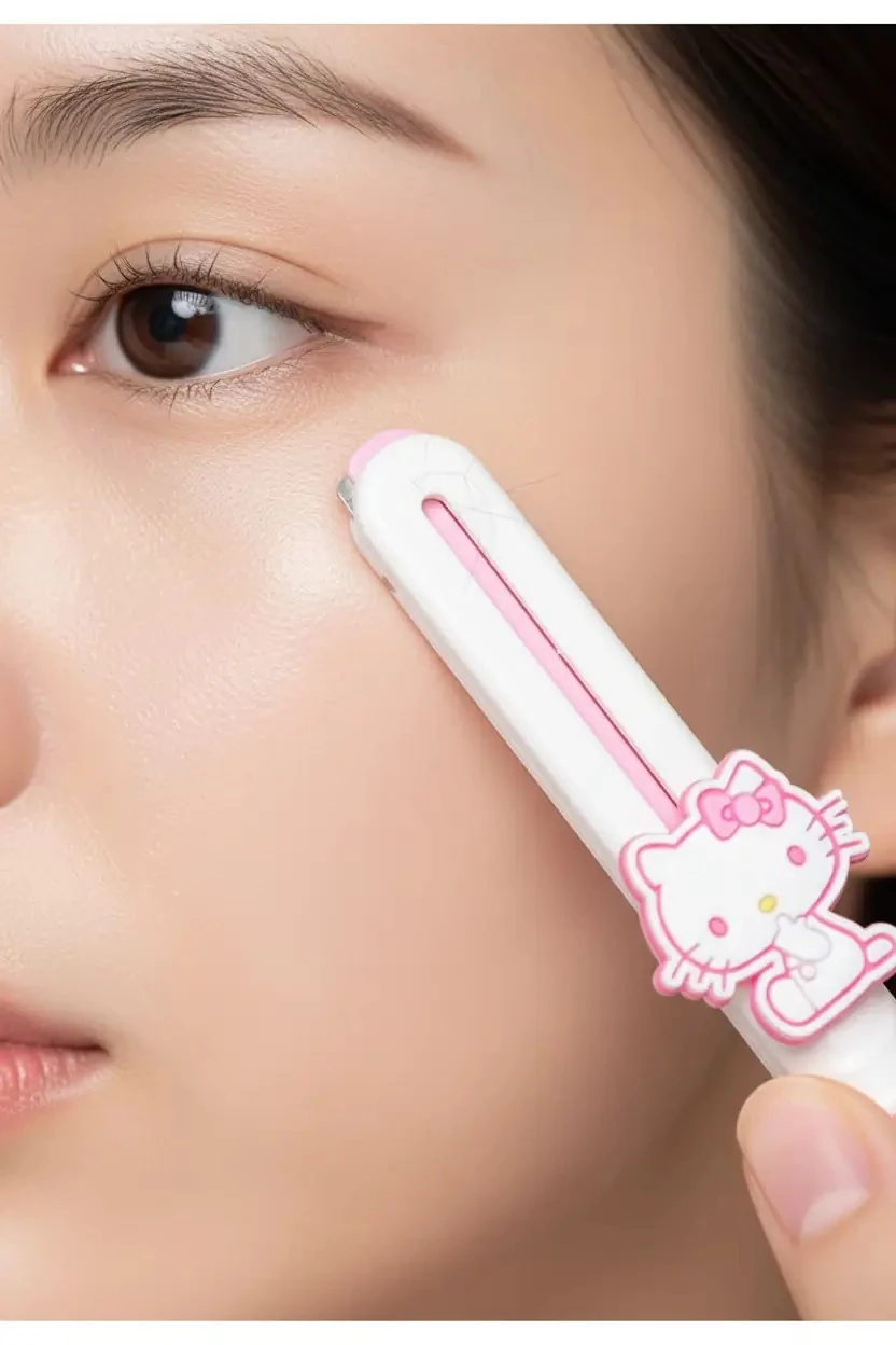 Sanrio Lisanslı Hello Kitty Lisanslı Kapama Mekanizmalı Kaş Usturası