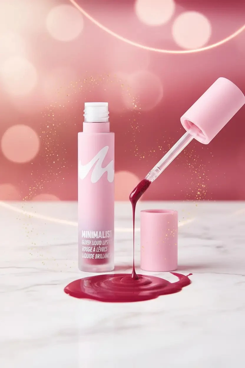 Miniso Lisanslı Minimalist Serisi Parlak Likit Ruj No 14 - Yoğun Pigmentli ve Nemlendirici Etkili Kalıcı Dudak Boyası