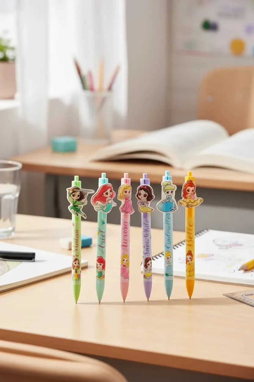 Disney Prenses Lisanslı Jel Kalem Sürpriz Figürlü Kutu - Blind Box