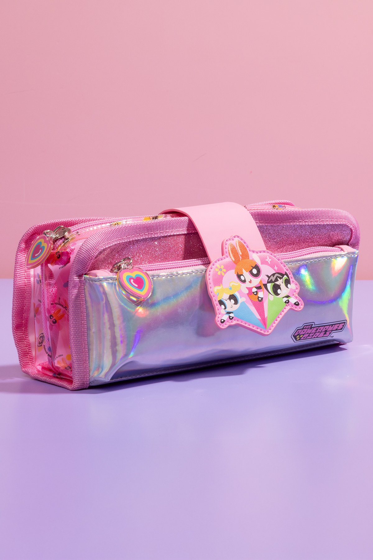 Powerpuff Girls Lisanslı Holografik Kırtasiye Çantası