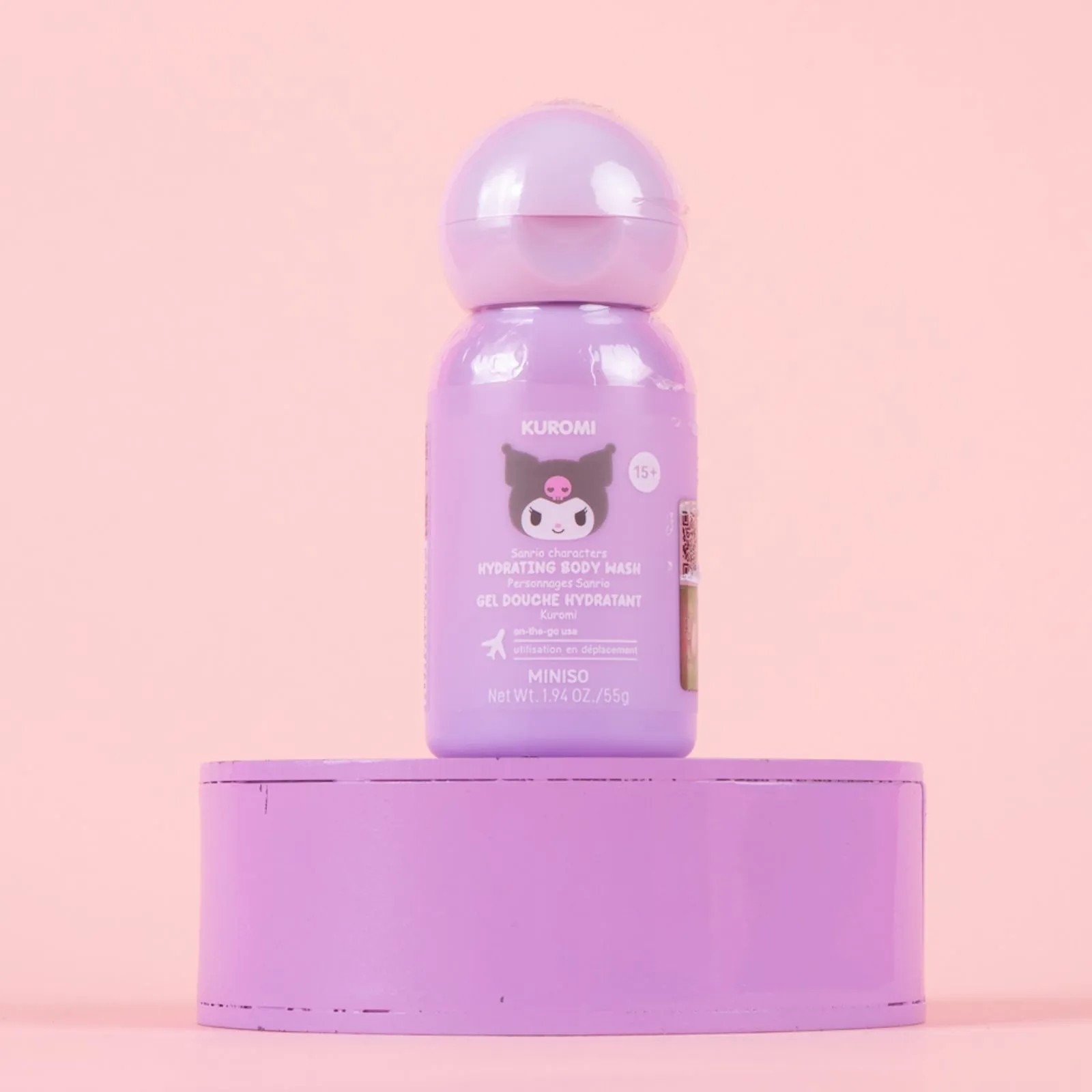 Sanrio  Kuromi  Lisanslı Nemlendiricili Duş Jeli 55Gr Seyahat Boyu