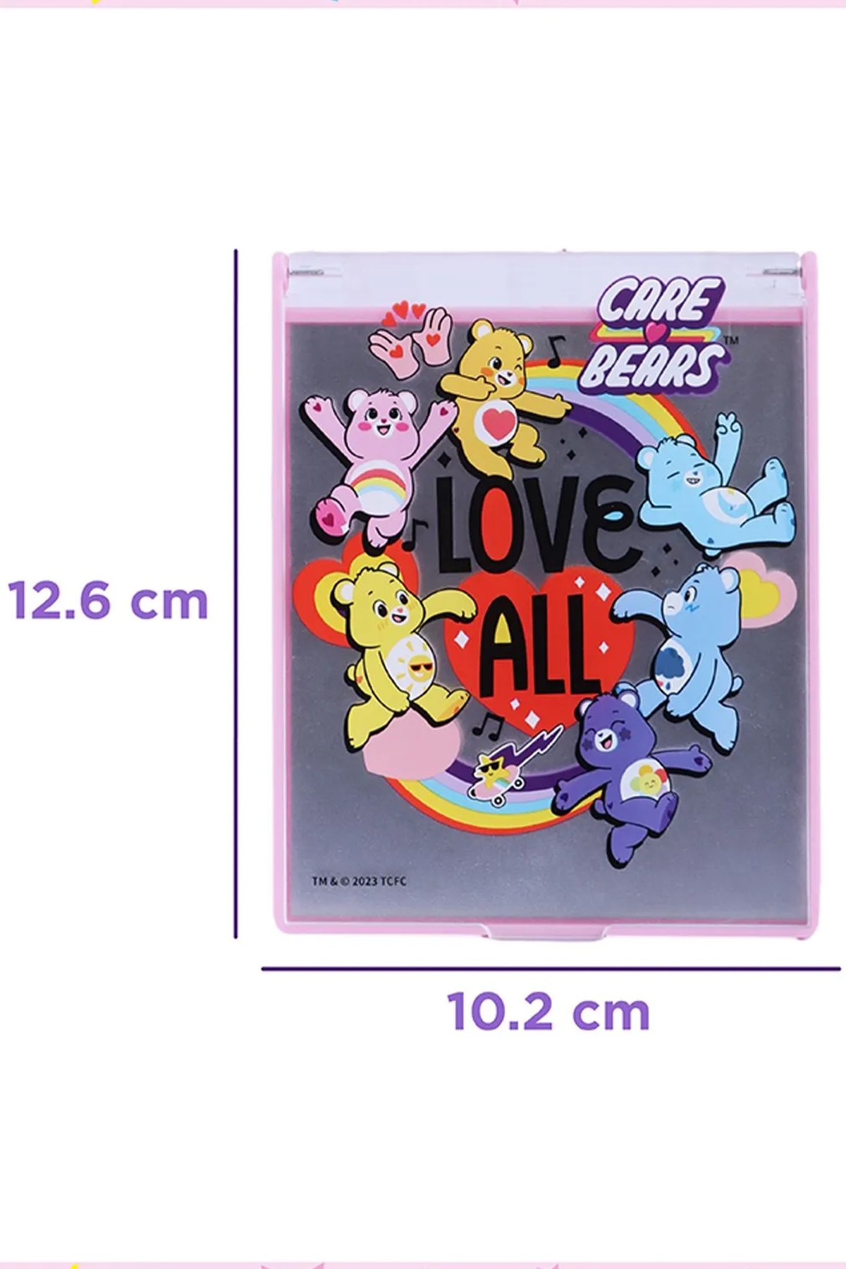 Care Bears Lisanslı Katlanır Masa Aynası - "Love All"