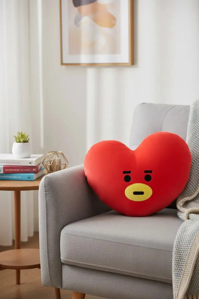 BT21 Lisanslı Peluş Yastık (Tata)