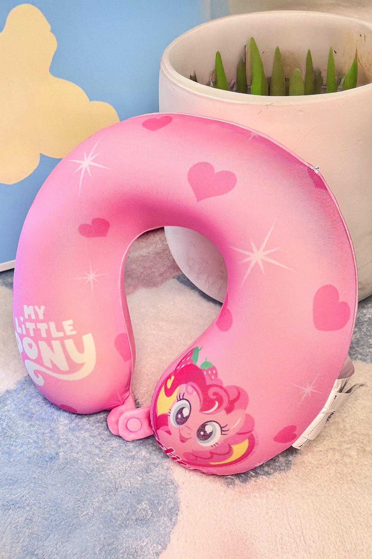 My Little Pony Lisanslı Hafızalı Köpük Boyun Yastığı (Pembe)