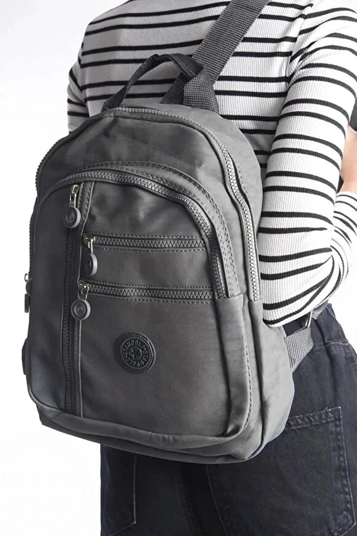 Taros Orta Boy Stars Sırt Çantası - Gri