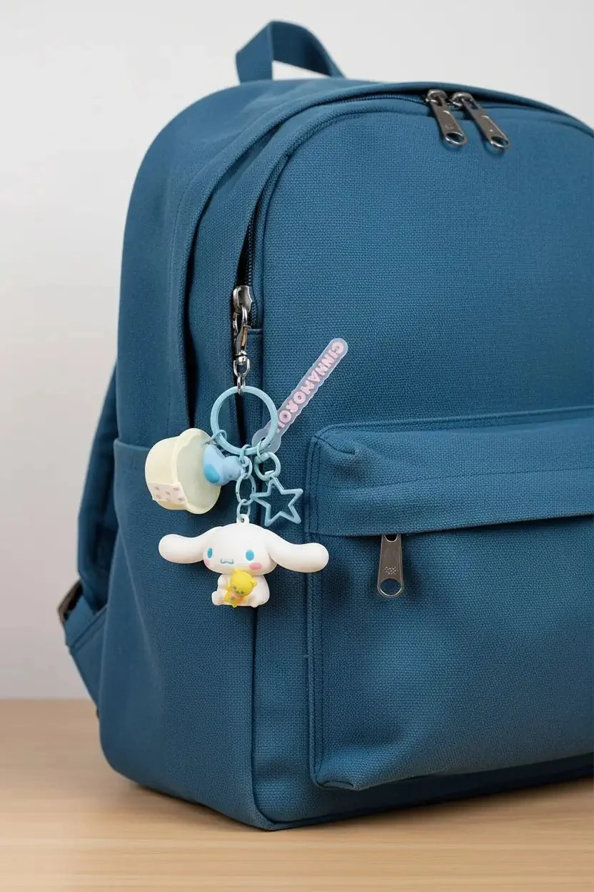 Sanrio Lisanslı Banyo Serisi Işıklı Anahtarlık - Cinnamoroll