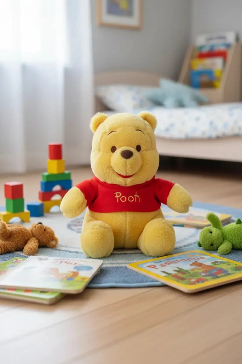 Disney Lisanslı Winnie the Pooh Peluş Oyuncak 25 Cm