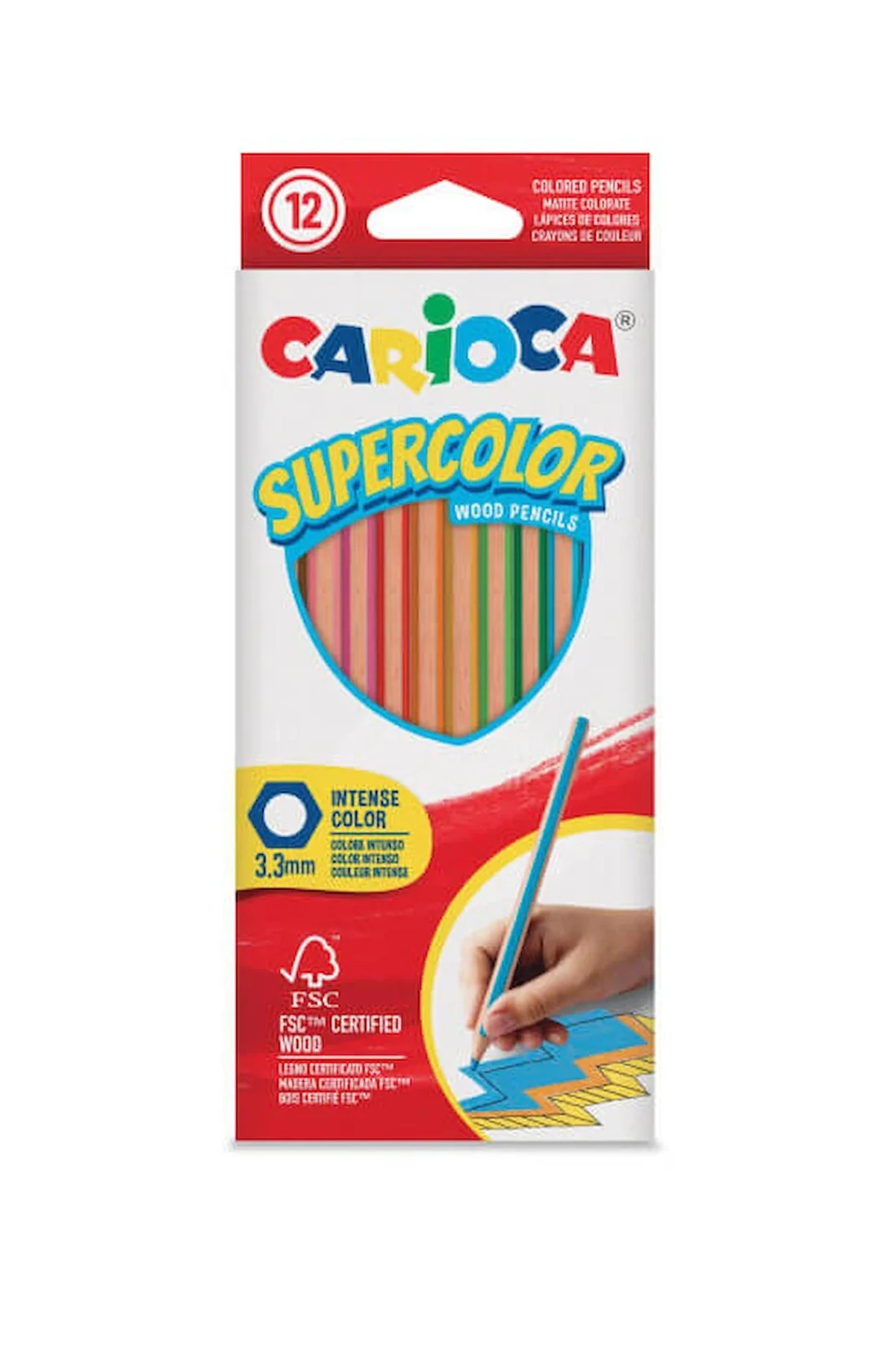 CARİOCA SUPERCOLOR KURU BOYA KALEMİ 12'Lİ