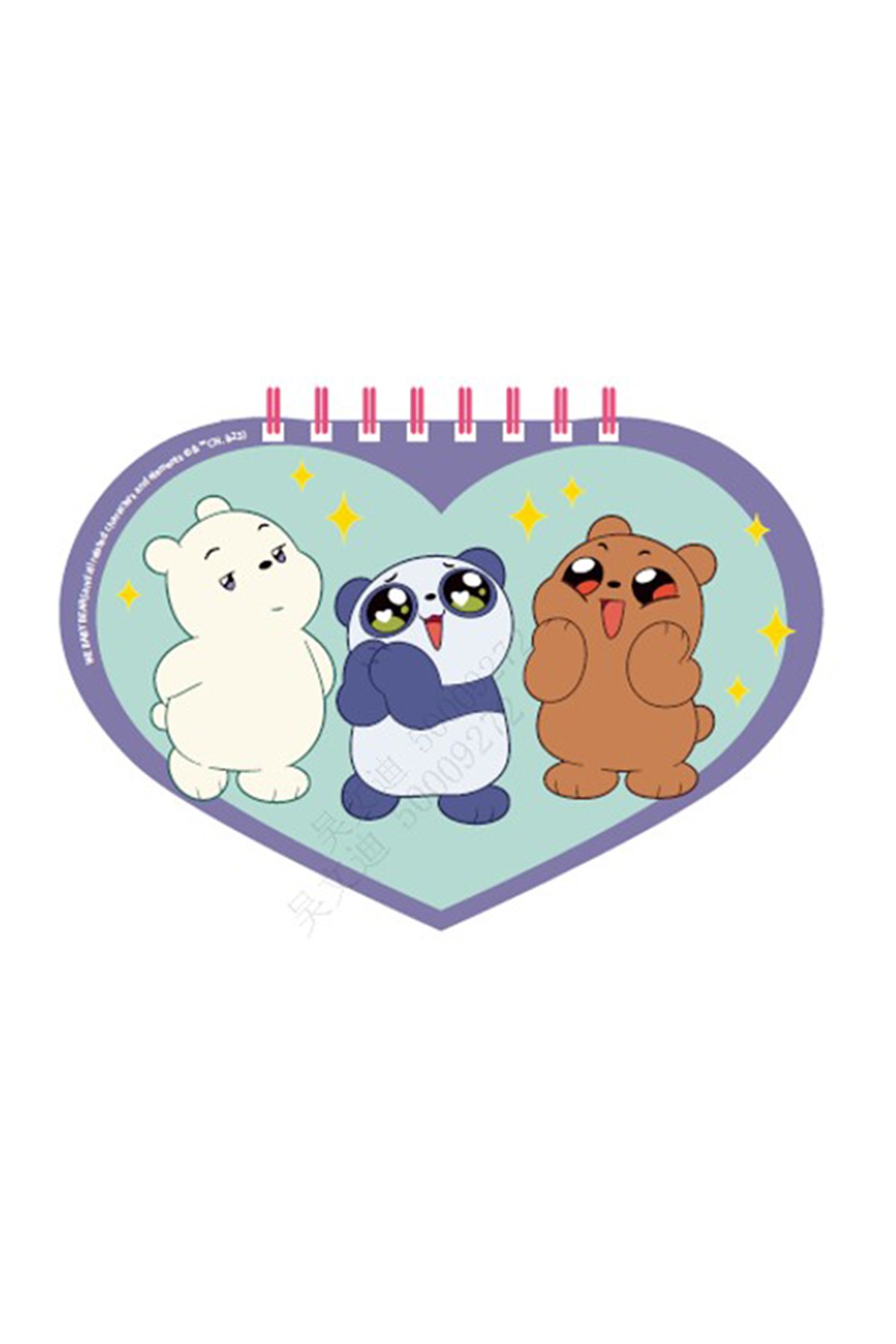 We Baby Bears Lisanslı Figürlü A5 Telli Defter (80 Yaprak)