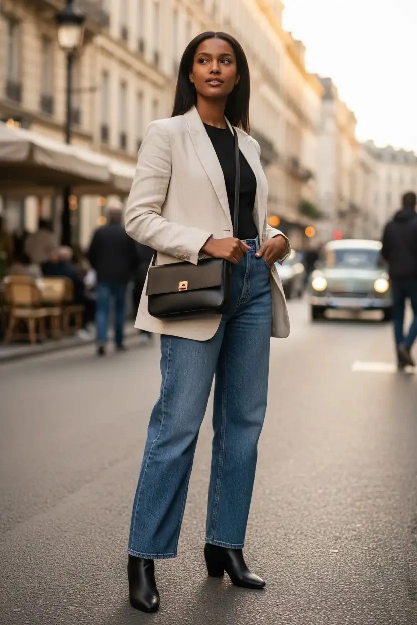 Klasik Küçük Omuz Çantası - Siyah