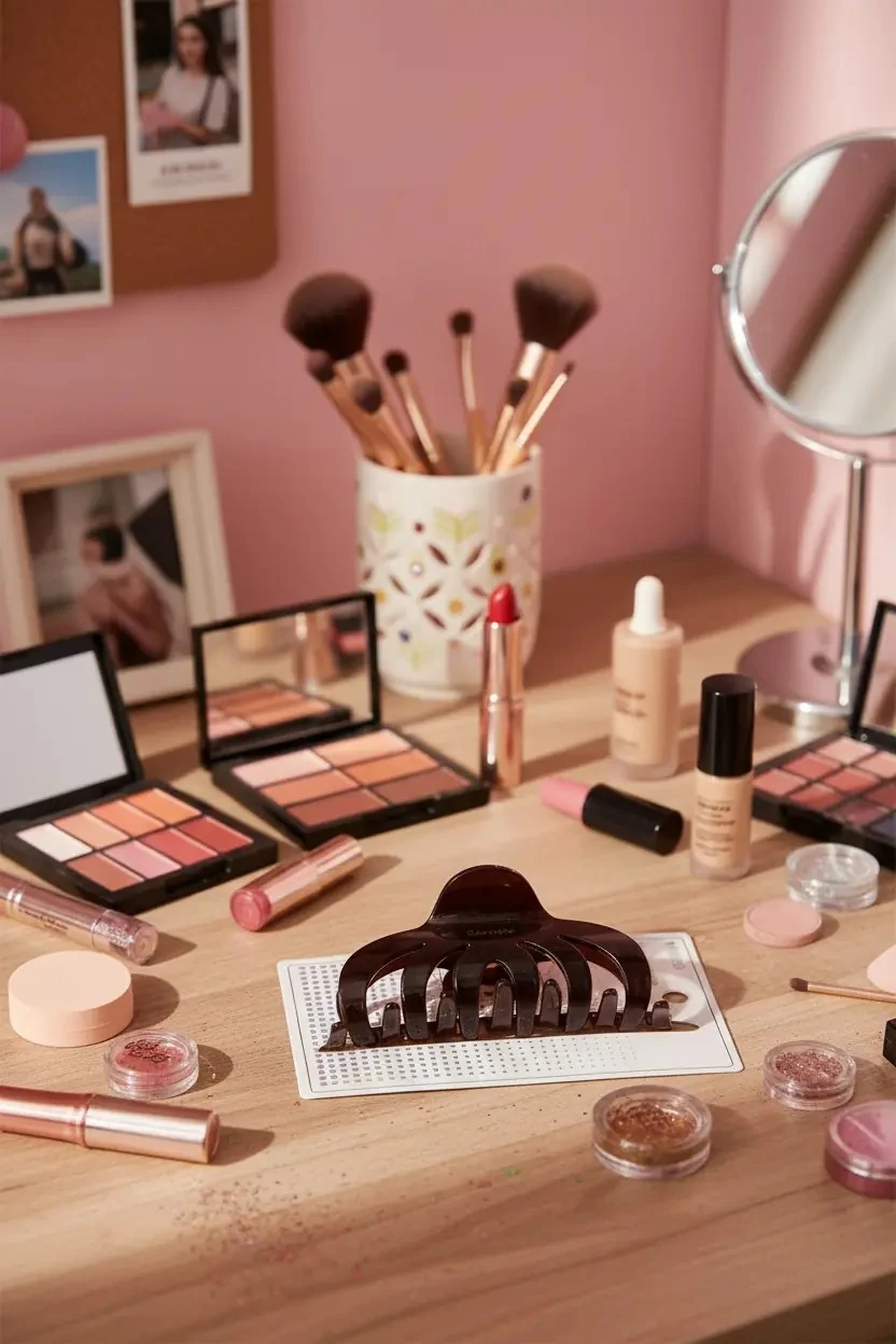 Büyük Desenli Kıskaç Toka