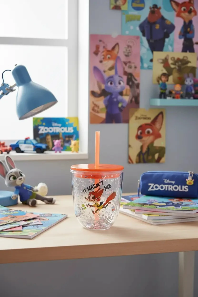 Disney Zootropolis Lisanslı Çift Cidarlı Plastik Şişe 435 ml