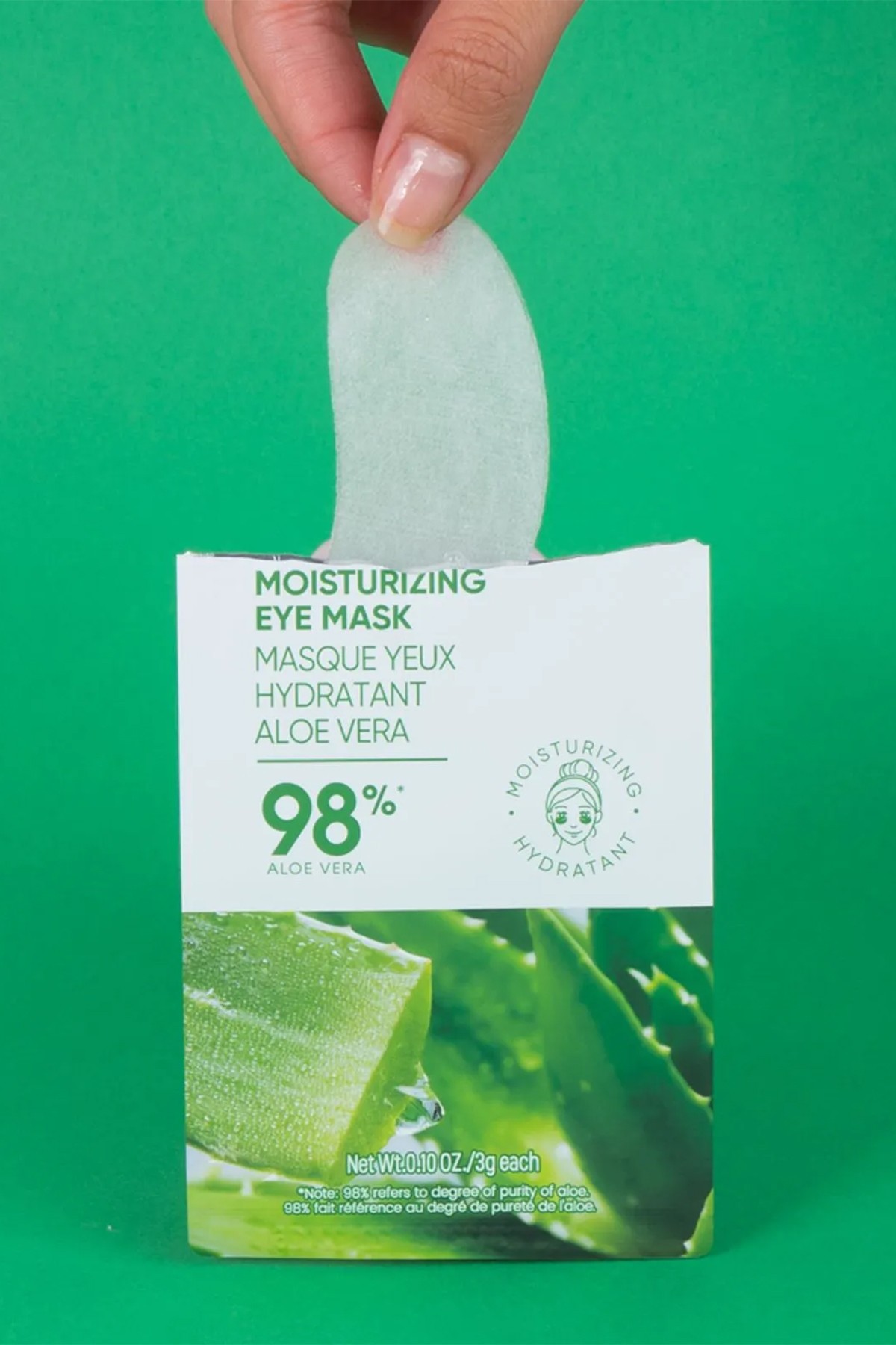 Aloe Vera İçerikli Nemlendirici Göz Altı Maskesi