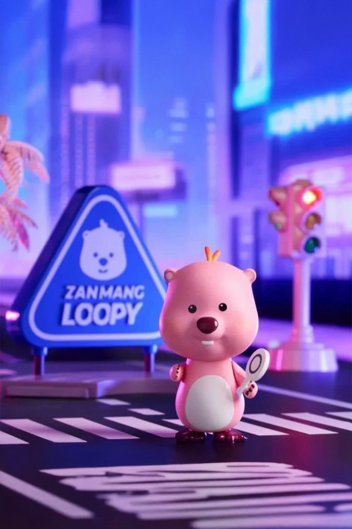 Zanmang Loopy Lisanslı Neon Yol Sürpriz Figürlü Kutu - Blind Box
