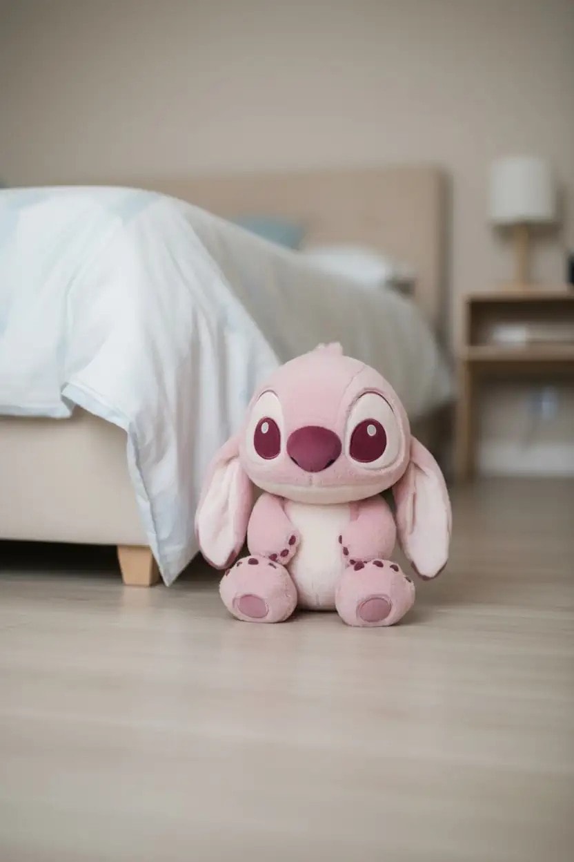Disney Lilo&Stitch Lisanslı Peluş Oyuncak (25 cm) - Angel