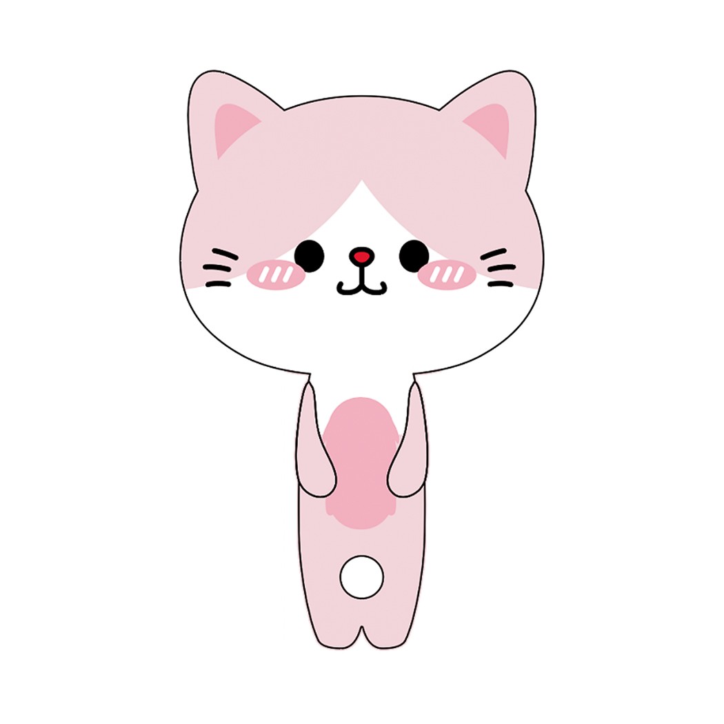 Sevimli Kedi Suratlı Kulaklı Saç Fırçası
