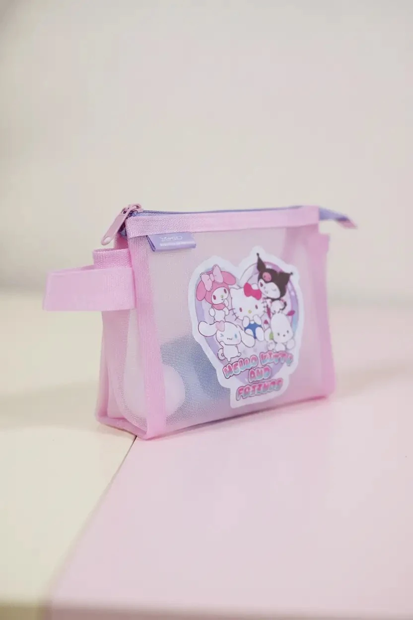 Miniso Lisanslı Hello Kitty Sweet Factory File Kalemlik 13,5 Cm – Pembe