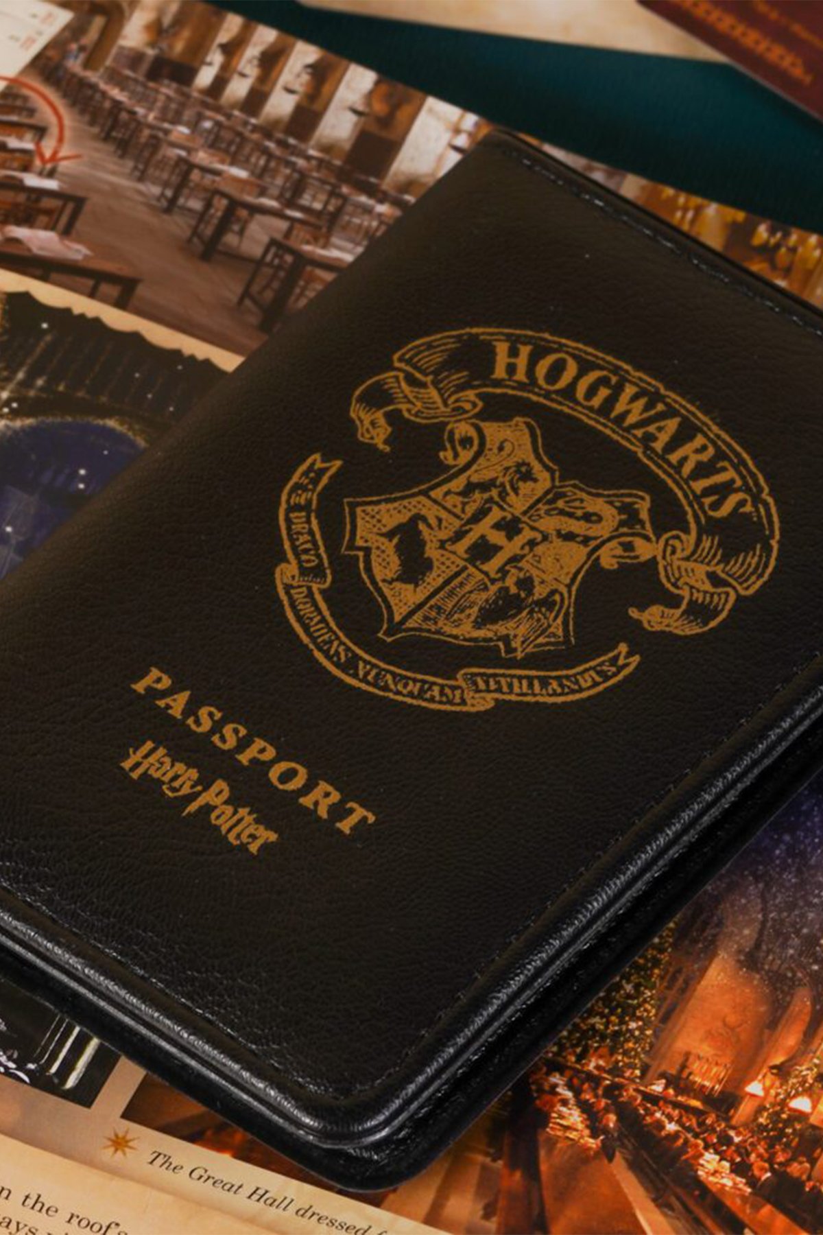 Harry Potter Lisanslı Pasaport Kılıfı - Hogwarts