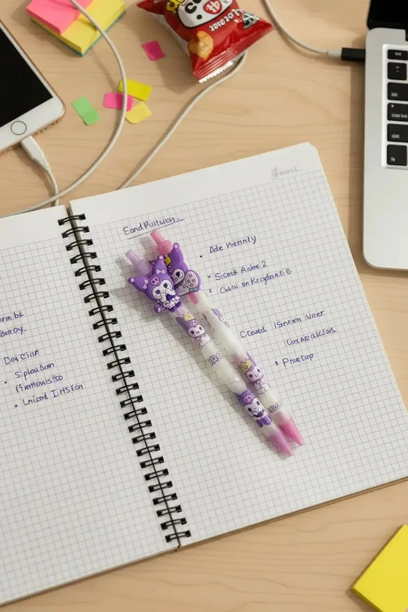 Taros Unick Color Mor Tavşanlı Sevimli Versatil Kalem