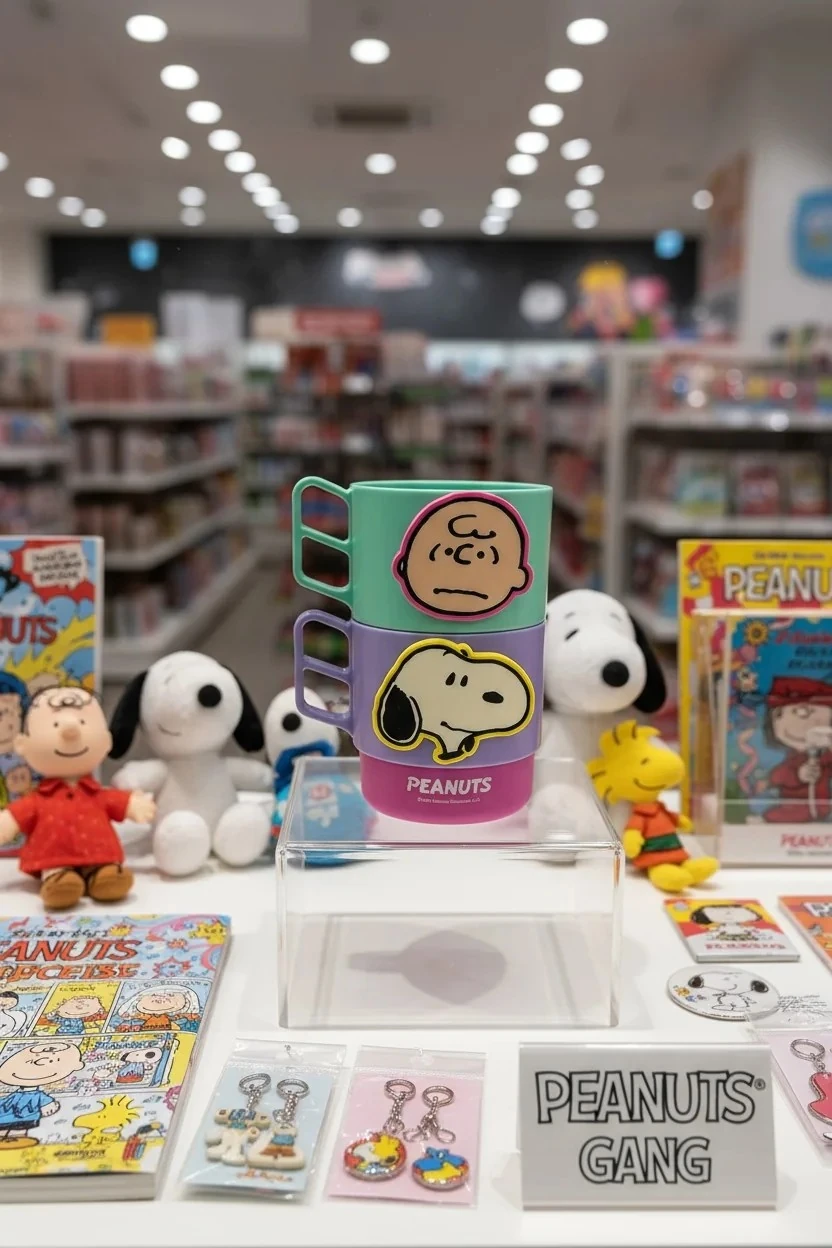 Snoopy Lisanslı Vintage Serisi Bardak Seti 370 ml