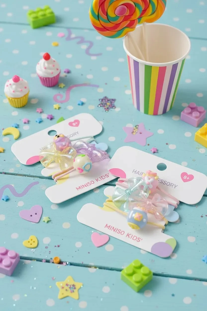 Eğlenceli Boncuklu Saç Tokaları 2 adet