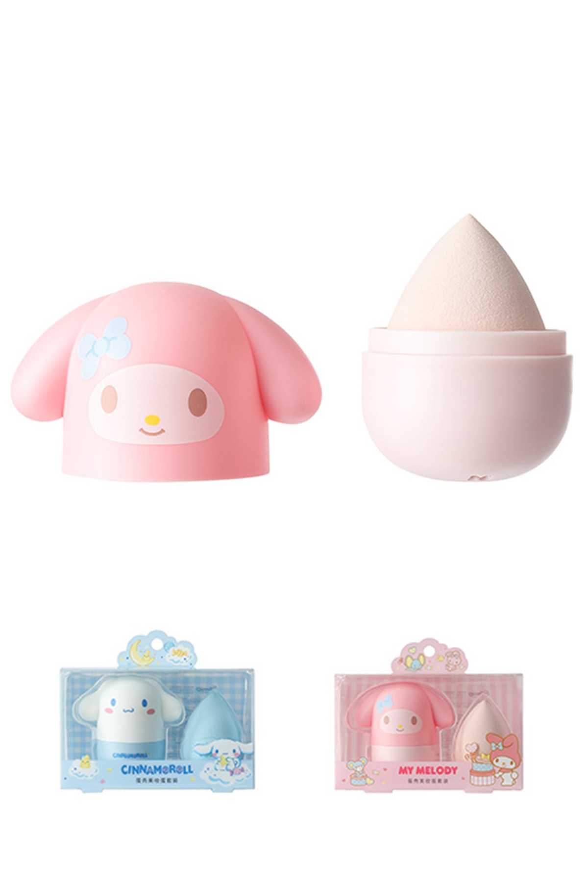 Sanrio Lisanslı Çantalı Makyaj Süngeri - Cinnamoroll - My Melody