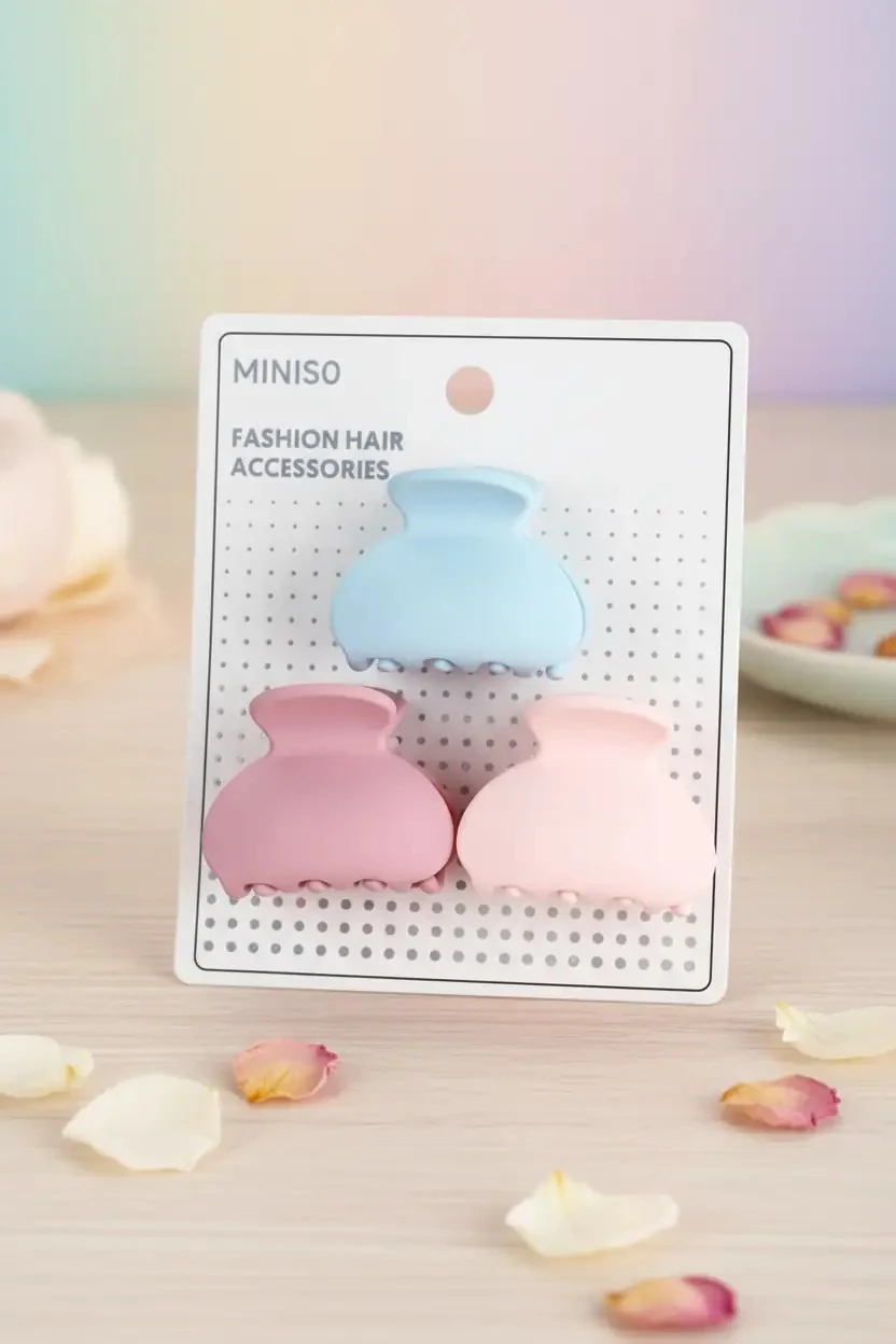 Küçük Yarım Daire Saç Mandalı (3 adet)