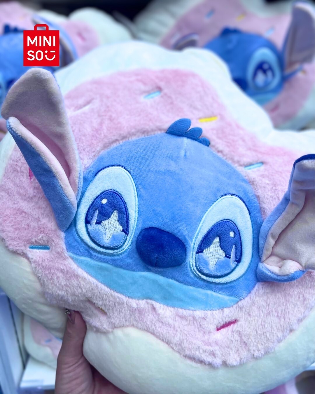Disney Lilo&Stitch Lisanslı Parti Serisi Donut Şekilli Yastık